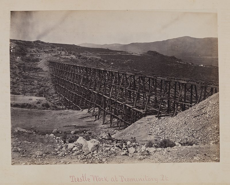 Мост «-Ворота Дьявола»-, Pacific Railroad.