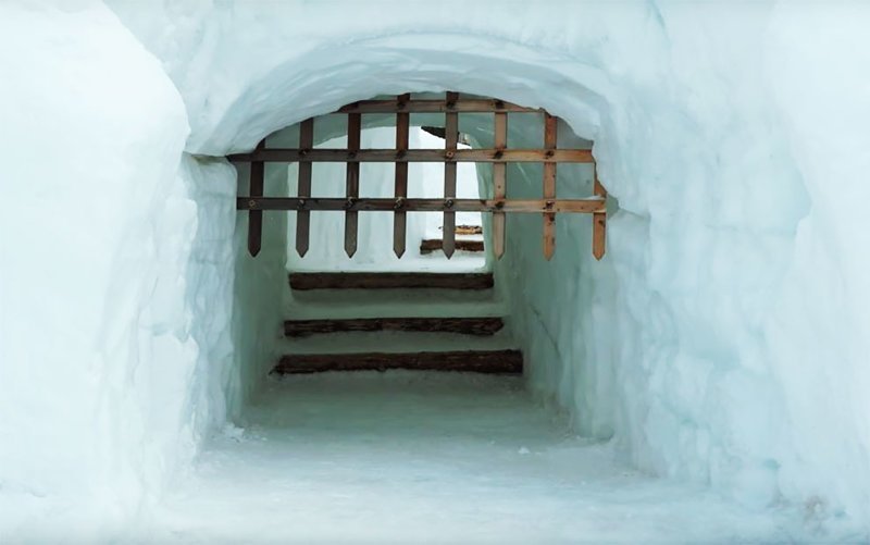 Самый большой снежный лабиринт в мире