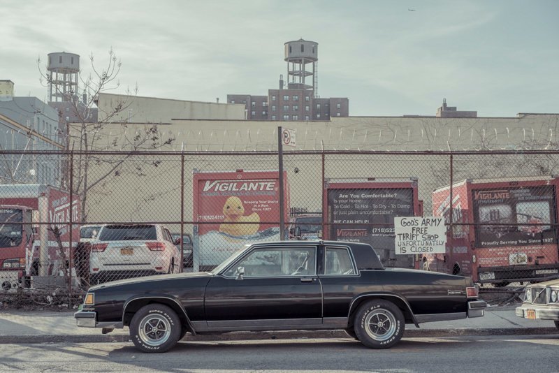 Parked car, Gowanus #5, Brooklyn, NY, 2014