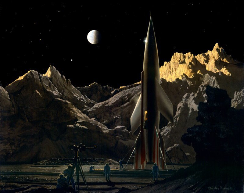 Чесли Боунстелл - пионер космической живописи