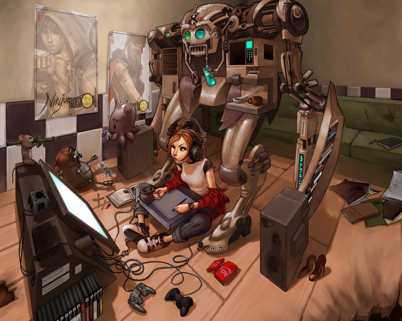 Gamers girls cyberpunk 2069 фото 70