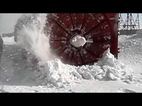 Поезда для уборки снега на железной дороге