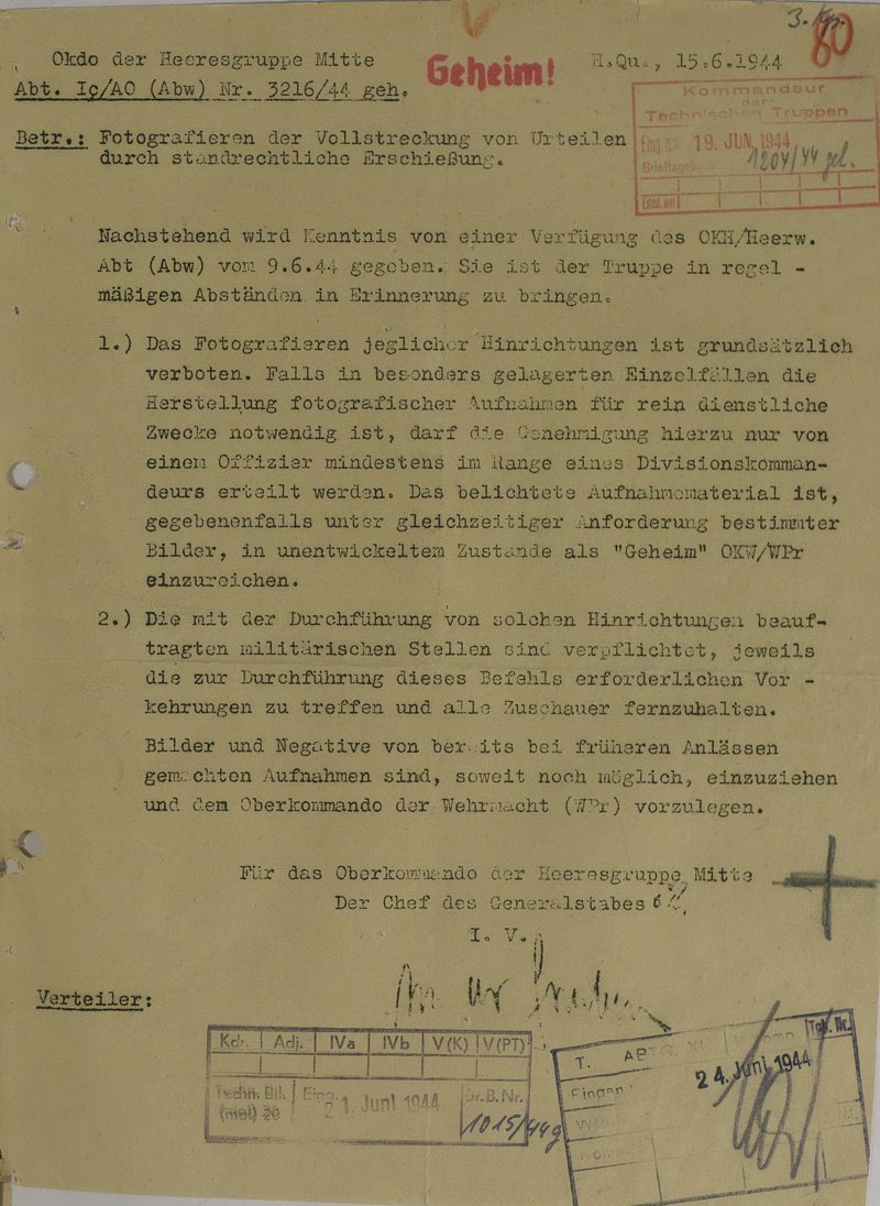 Секретный нацистский документ и его перевод,ниже, с кратким описанием.