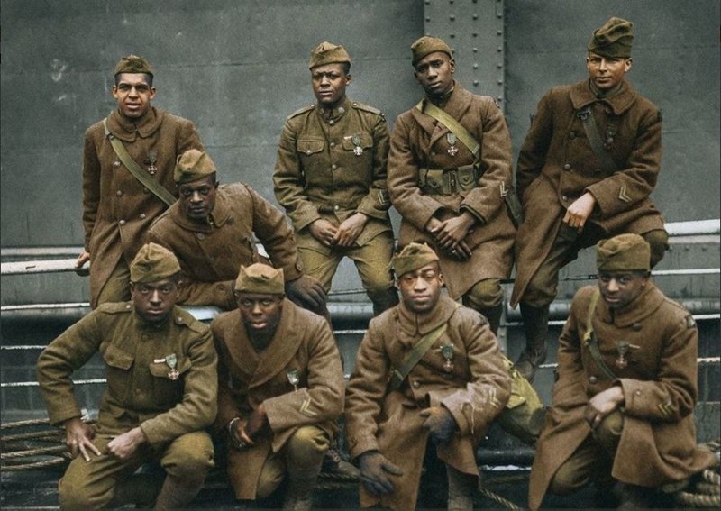 369-й пехотный полк: Первый афро-американский полк, принимавший участие в Первой Мировой Войне, март 1919 г.