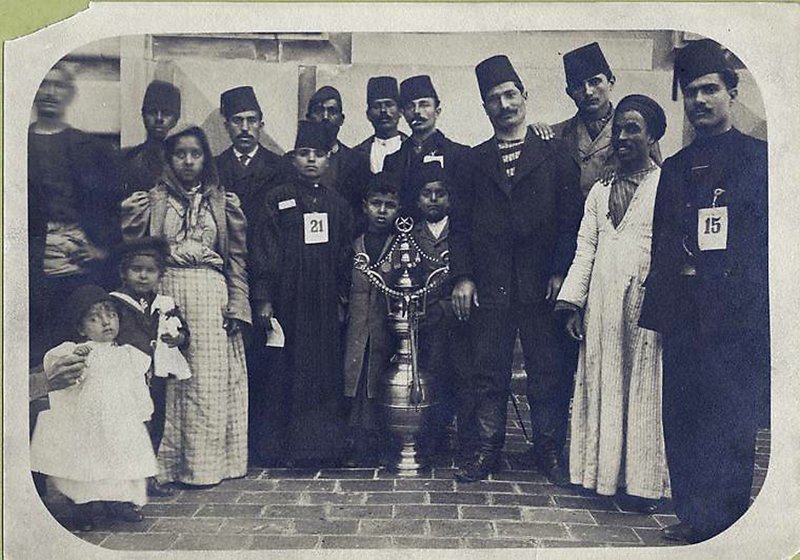 Группа мигрантов из Оттоманской Империи
