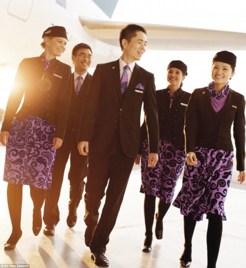 Как менялась униформа стюардесс - на примере одной авиакомпании