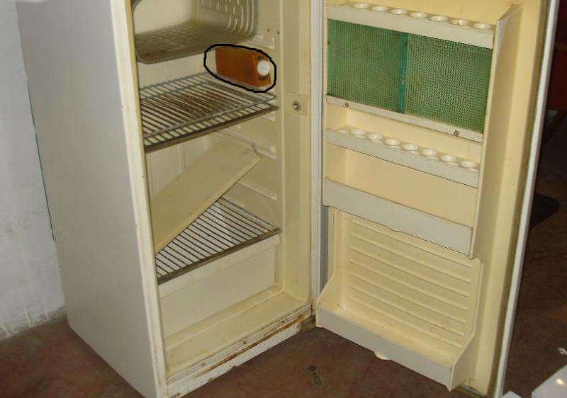 Погреб из холодильника
