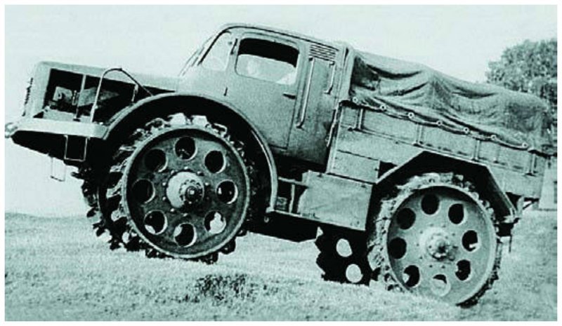 Колесный тягач Порше RSO (Radschlepper Ost — колесный тягач для Востока), известный также под обозначением тип 175