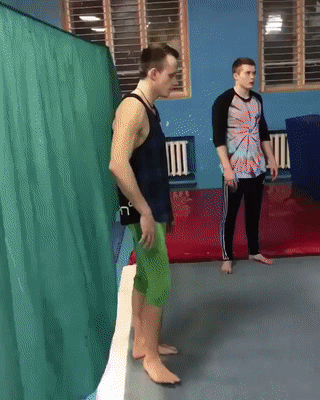 Закружился в сальто