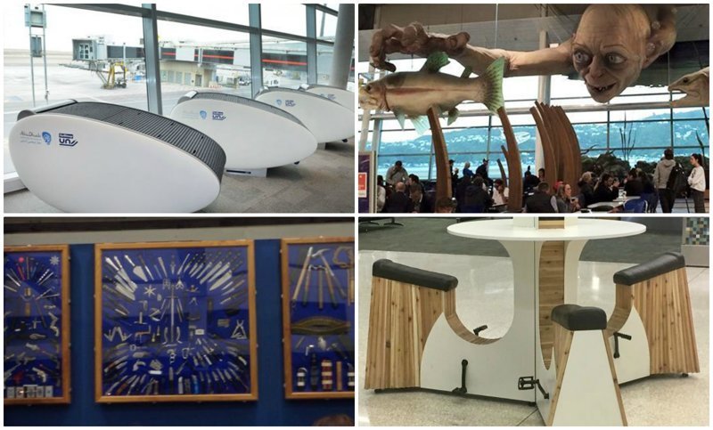 35 гениальных вещей в аэропортах и самолётах, которые удивят вас своей креативностью