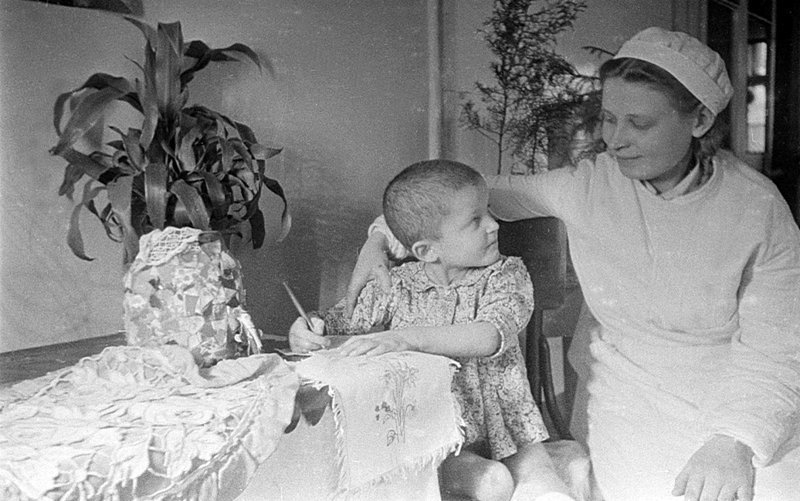 Детский дом для сирот-инвалидов в тылу в СССР