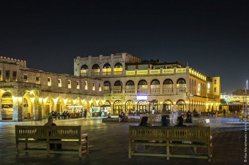 Ночные приключения транзитника на рынке в Дохе
