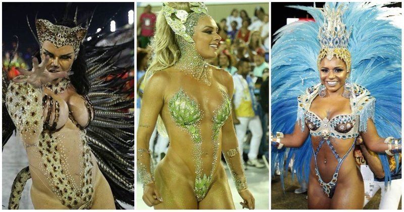 Карнавал голые бразилия