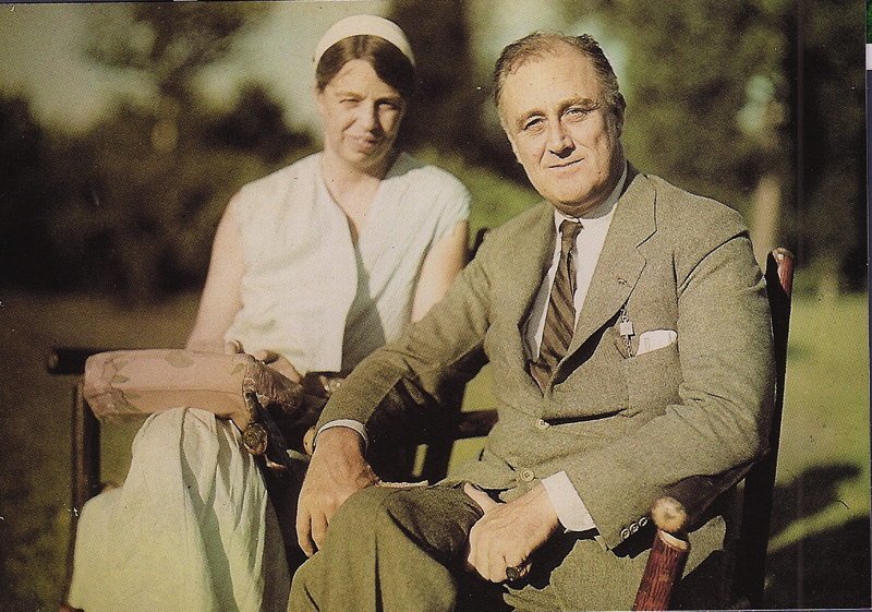 Элеонора Рузвельт, жена Франклина Рузвельта, побывавшего на посту президента США более четырех сроков