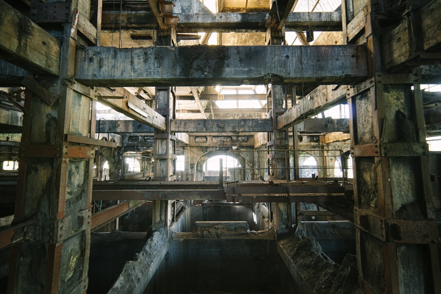 Заброшенный угольный завод – Франция