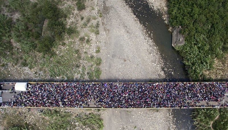Сейчас в Колумбии находятся приблизительно 600 тыс. беженцев из Венесуэлы, многие из которых нелегальные мигранты
