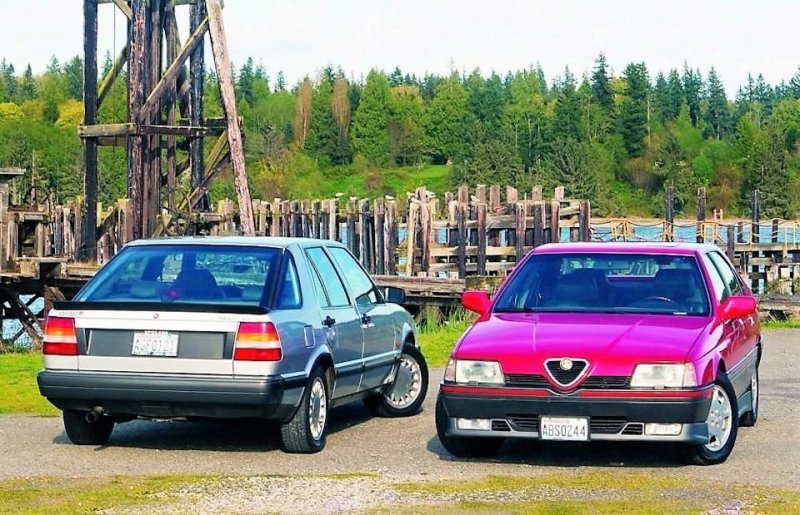 Ведь и не скажешь, что SAAB 9000 и Alfa Romeo 164 ближайшие родственники…