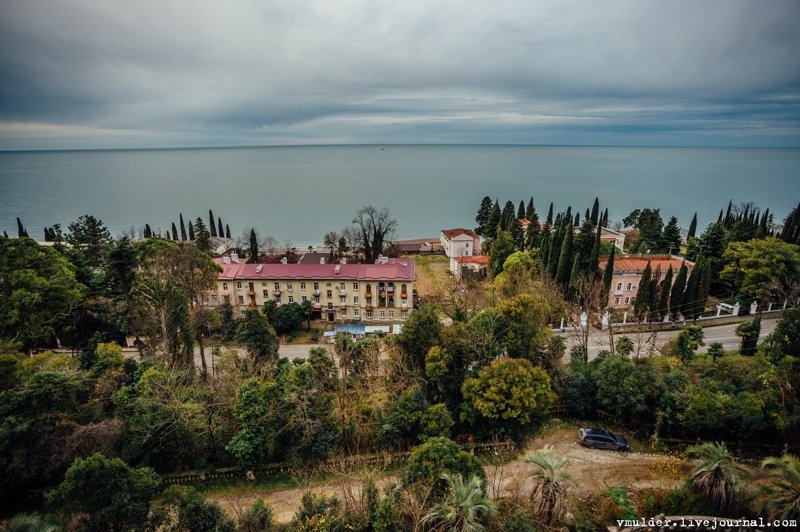 Гагрипш. Осколки советской архитектуры