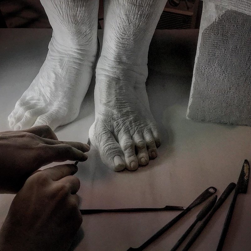Современный Микеланджело: реалистичные работы скульптора-самоучки