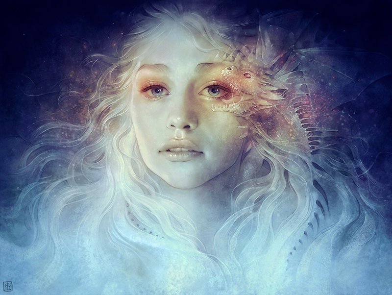 Сказочные женские портреты от художницы Anna Dittmann