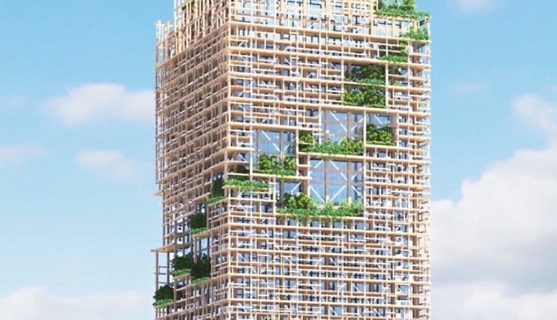В Токио построят самый высокий в мире деревянный небоскреб