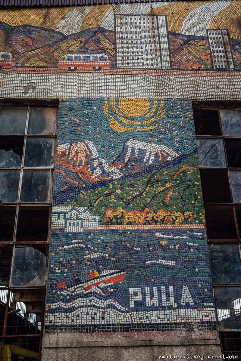 Советская мозаика, зимняя Рица и эксперименты с ND-фильтром