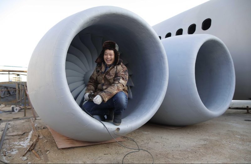Китайский фермер потратил $125 000 на создание копии Airbus А320