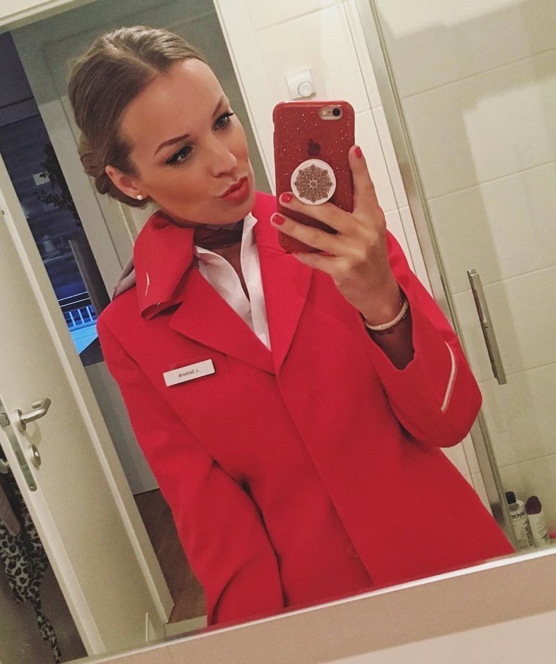 Austrian Airlines, Австрия авиакомпании, авиакомпании мира, женщины, красивые стюардессы, самолёты, стюардесса, стюардессы