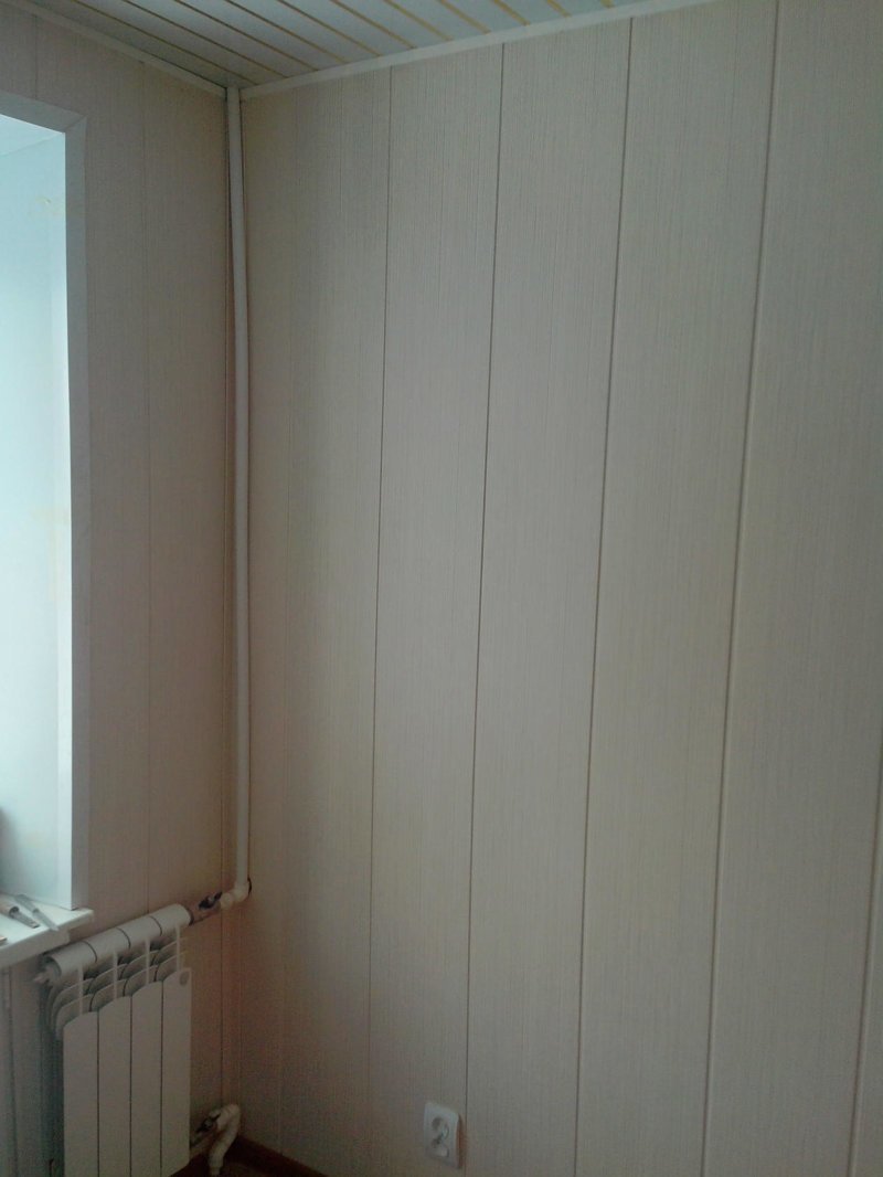 отделка стен на кухне панелями мдф фото