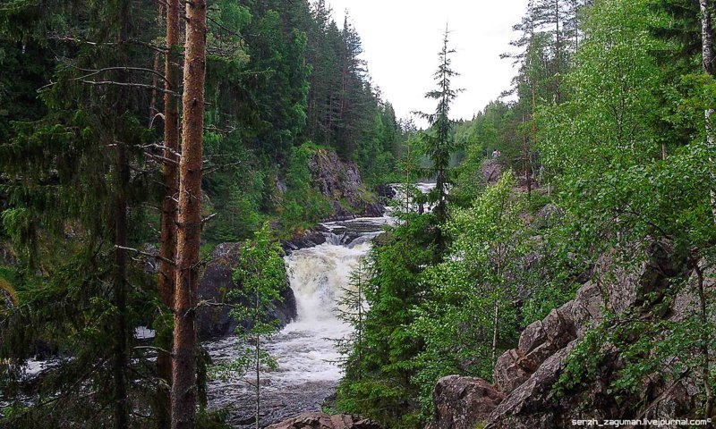 Олонецкое чудо. Водопад Кивач