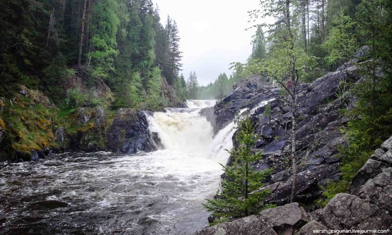 Олонецкое чудо. Водопад Кивач