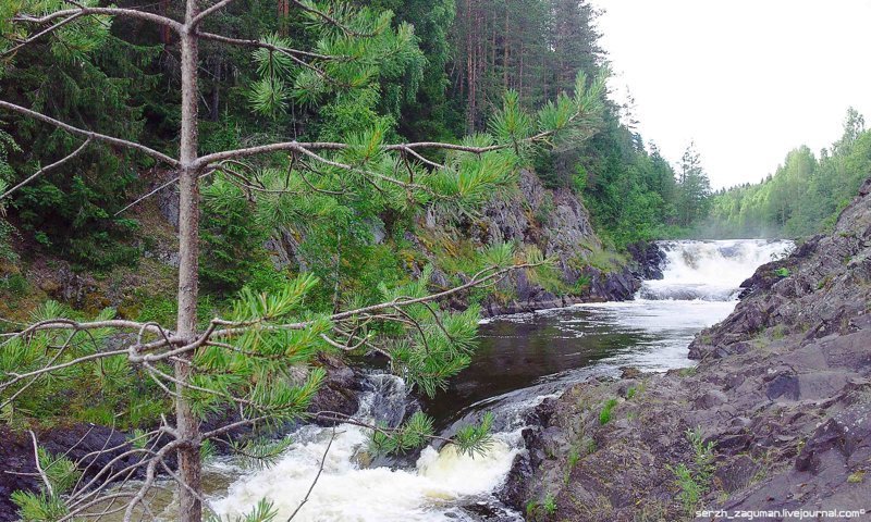 Олонецкое чудо. Водопад Кивач