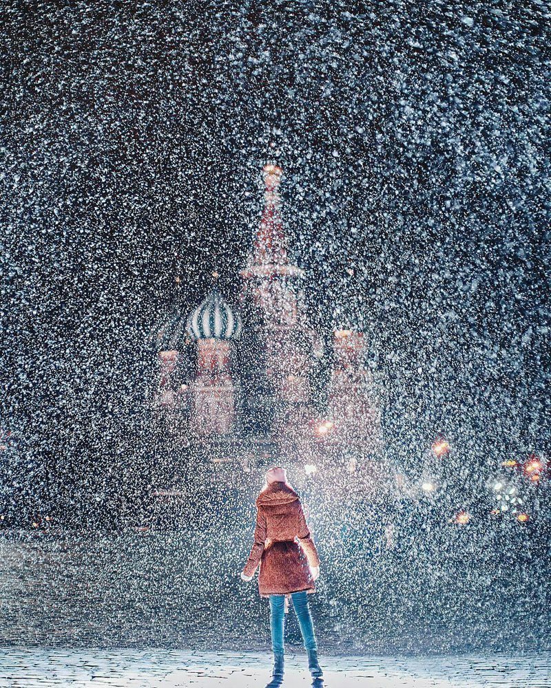 Москва - популярный город Инстаграм*