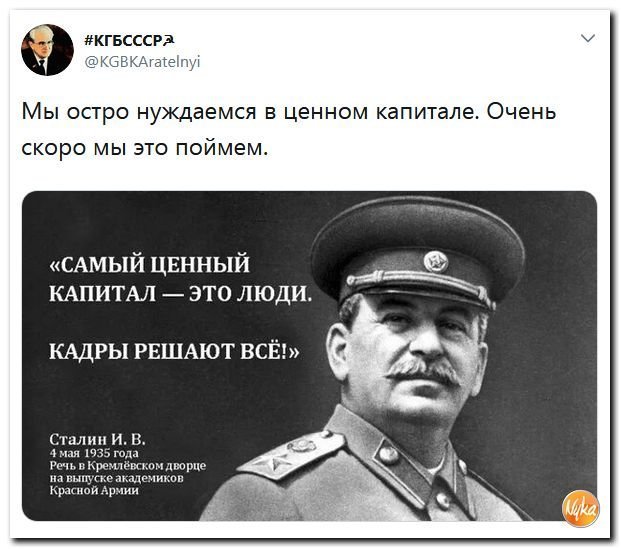 Кадры решают все картинка со сталиным