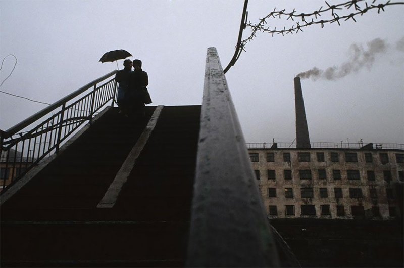 Бухта провидения, Берингов пролив, труба электростанции, 1991 г.