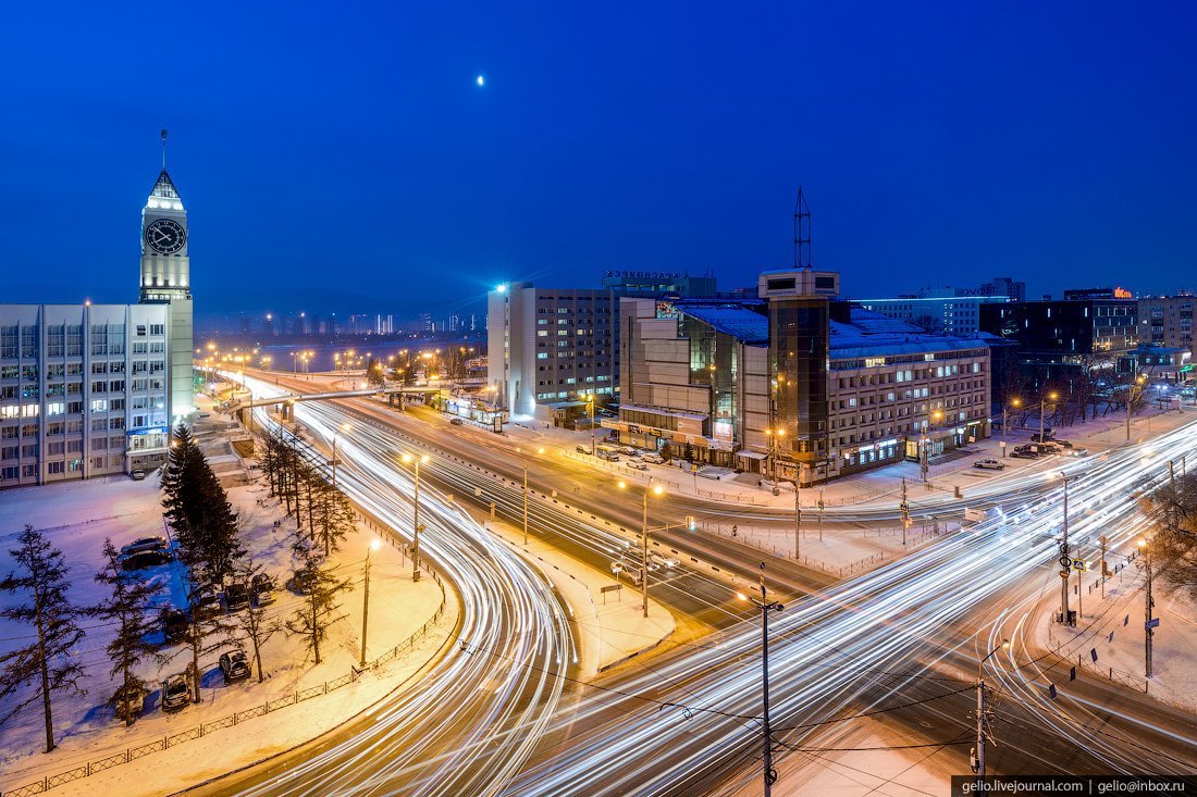 Красноярск зимой фото