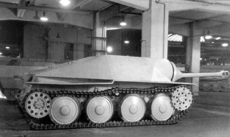 Первый макет Jagdpanzer 38, январь 1944 года