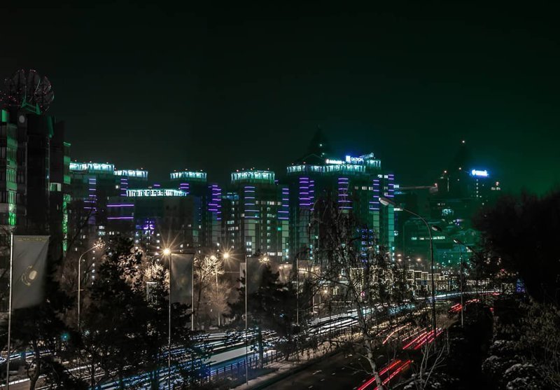 Алма-Ата Февраль Краски города