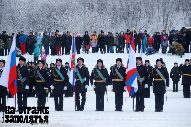 Исторический парад в Североморске