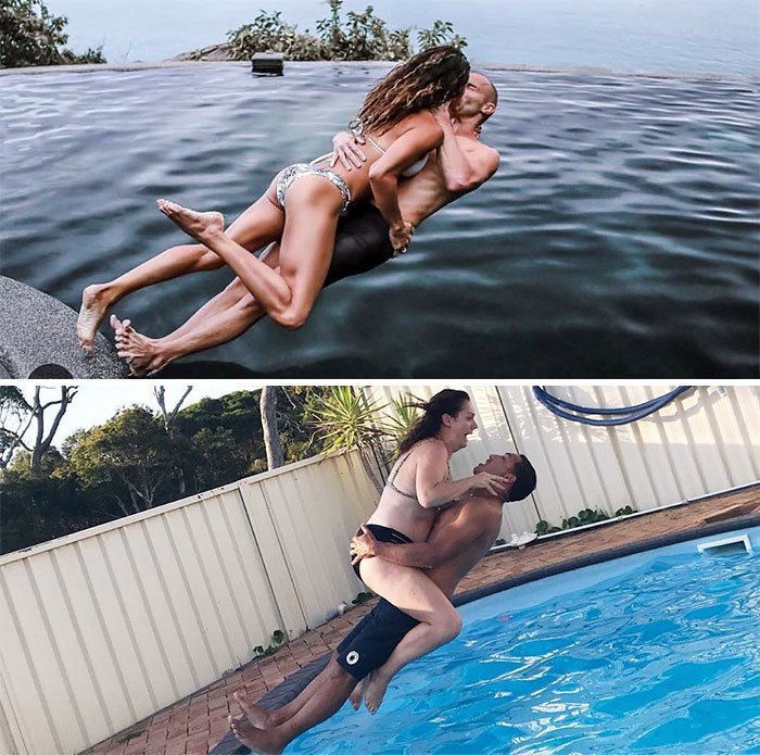 Австралийка продолжает покорять Instagram* фото-пародиями на звёзд