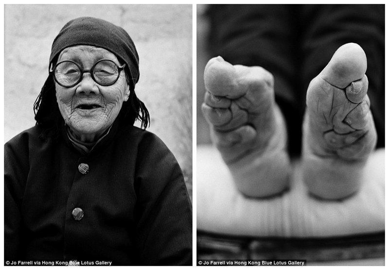 Янг Джинг. Родилась в 1923 году. Ноги ей забинтовала бабушка в 1928 году