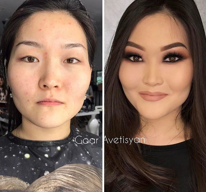Гуар макияж до и после thumbnail