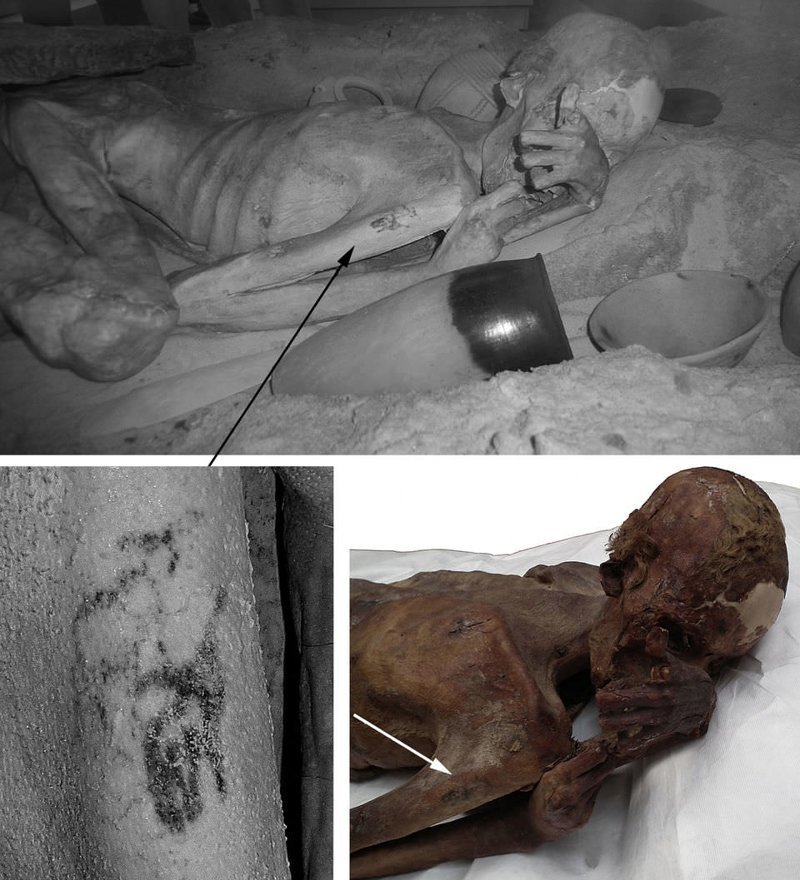 Ученые обнаружили татуировки на древних египетских мумиях
