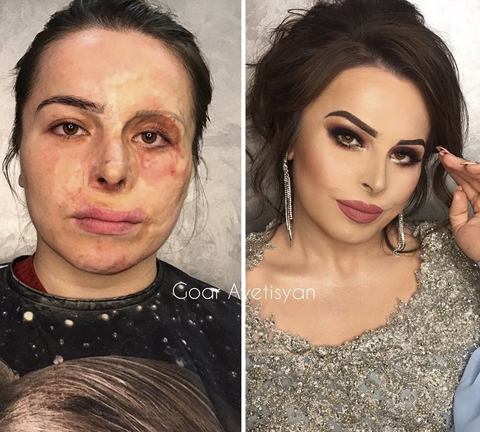 До и после макияжа шок thumbnail