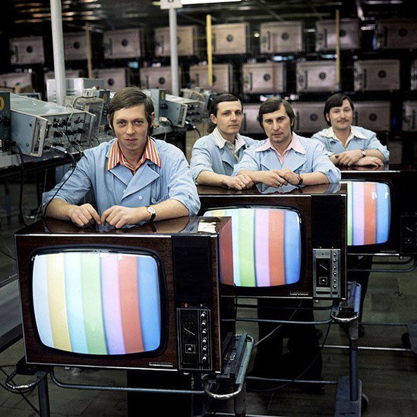 СССР. Производство цветных телевизоров. 1970–е