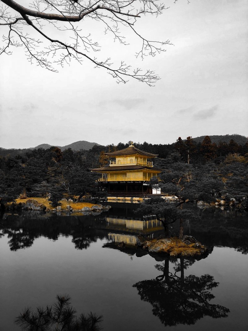 Храм Кинкаку-дзи, Киото, Япония