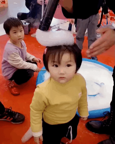 Шапка из мыльных пузырей