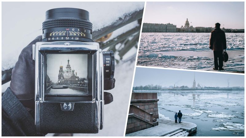 Удивительные снимки зимнего Санкт-Петербурга от французского фотографа