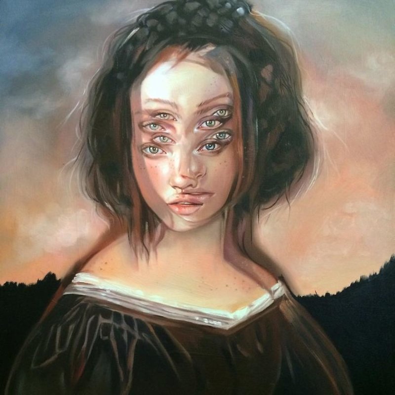 После сердечного приступа художница начала рисовать "головокружительные" портреты