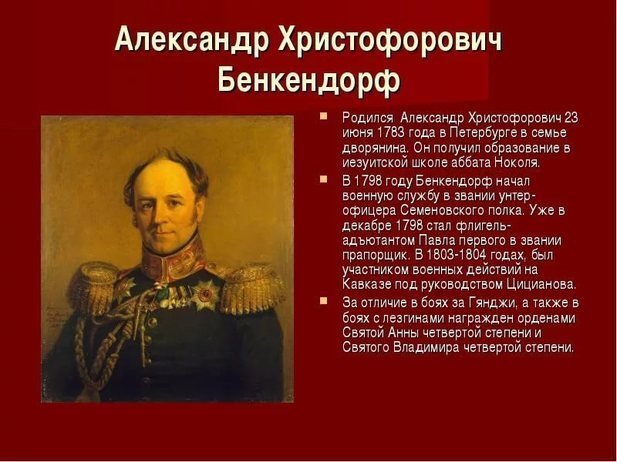 Доклад по теме Бенкендорф Александр Христофорович